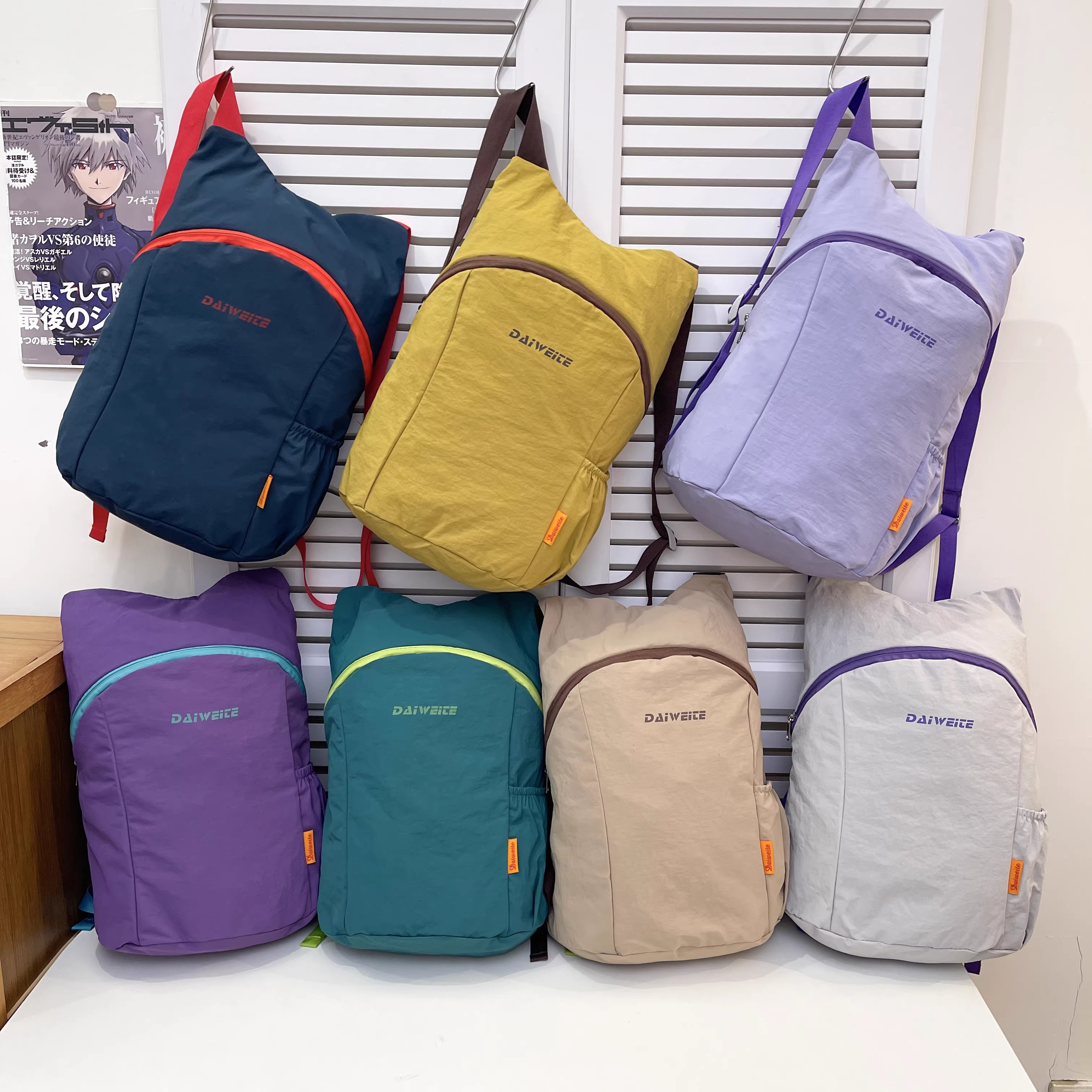 Outdoor waterproof lightweight foldable backpack