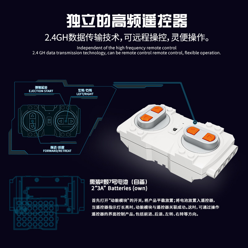 儿童编程积木小学生电动 万木鑫玩具建构/拼插积木