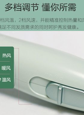 康夫电吹风机家用便携可折叠恒温护发学生宿舍风筒官方正品KF3095