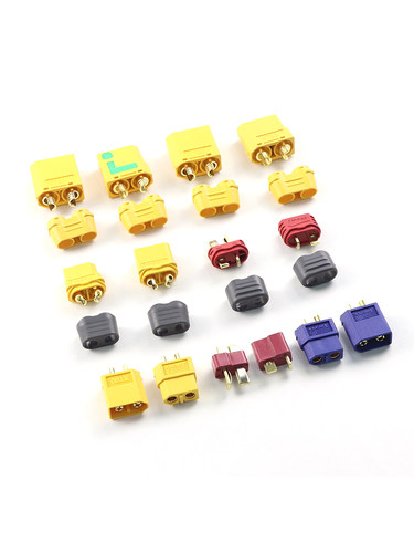 Amass正品 防滑T插头 EC5 XT30 MT60  XT60H带护套 XT90H防火接头 - 图3