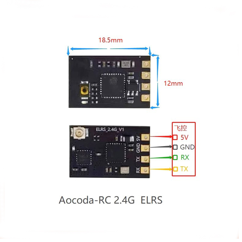 Aocoda-RC  ELRS 2.4G 915MHZ接收机远航竞速远距离 穿越机FPV - 图0