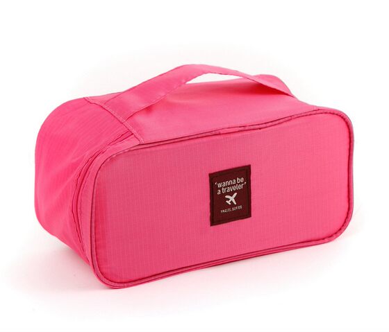 Travel waterproof toiletry bag, bra storage bag, underwear and socks storage box, portable fabric organizer bag