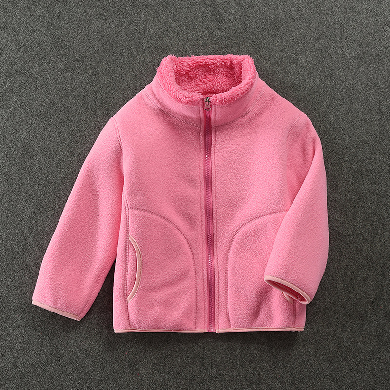 男女童外套秋冬款羊羔绒摇粒绒上衣儿童双面绒冬装保暖棉服加厚,淘宝优惠券,粉丝福利购,淘宝优惠卷