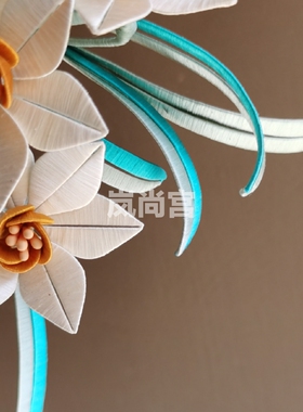蚕丝线岚尚宫汉服配饰缠花材料包