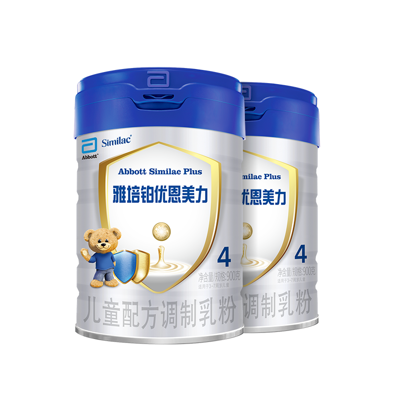 雅培铂优恩美力爱尔兰进口成长原罐 雅培儿童奶粉（4段）
