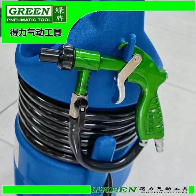 Sandblasting gun GREEN/green rust removal sandblasting machine diamond sand