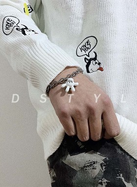 pdstyle自制童趣手掌ins潮手链