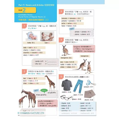 现货  Alex Rath Ph.D.《Let’s See Grammar：彩图初*英文文法【Basic 1】（三版）（菊8K+解答别册）》寂天 - 图1