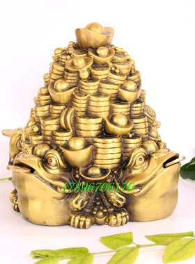 金蟾蜍金山金钱元宝蟾蜍招财财位