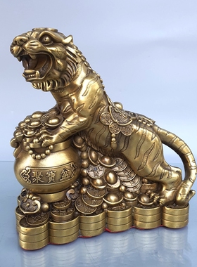 黄铜站宅古典客厅老虎