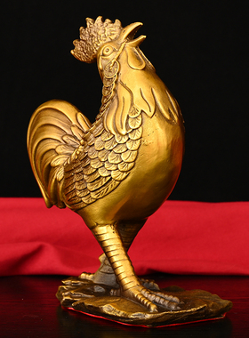 黄铜招财镇宅中式客厅阳台