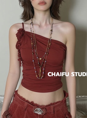 Vintage复古硬币流苏串珠项链