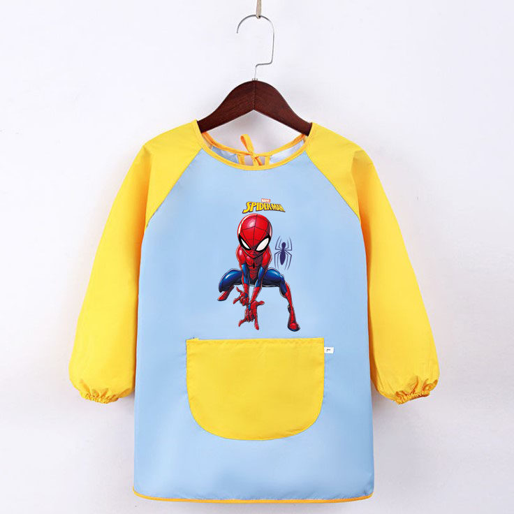 蜘蛛侠罩衣男童画画衣儿童秋冬反穿衣防水防脏吃饭衣男宝长袖围兜,淘宝优惠券,粉丝福利购,淘宝优惠卷