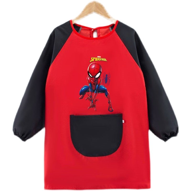 蜘蛛侠罩衣男童画画衣儿童秋冬反穿衣防水防脏吃饭衣男宝长袖围兜,淘宝优惠券,粉丝福利购,淘宝优惠卷