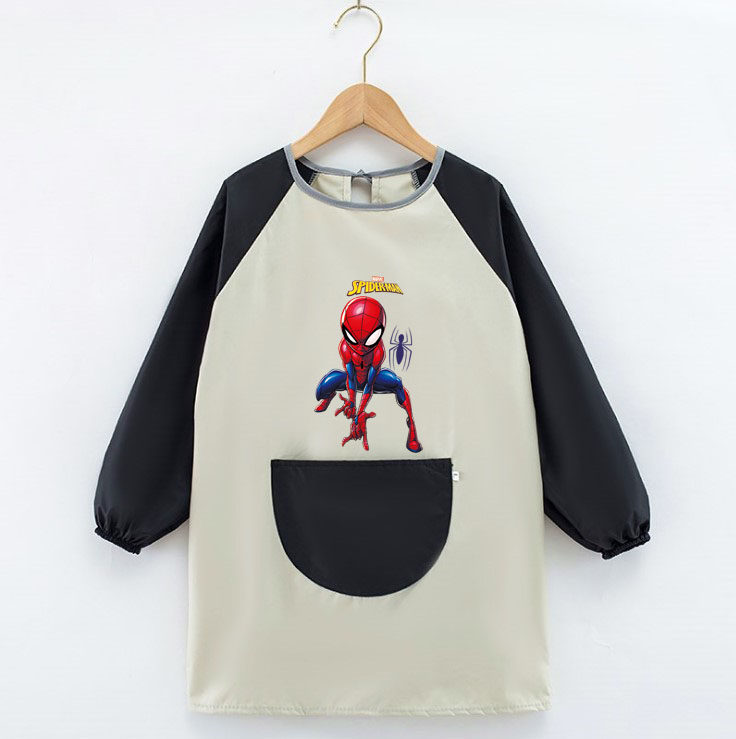 蜘蛛侠罩衣男童画画衣儿童秋冬反穿衣防水防脏吃饭衣男宝长袖围兜,淘宝优惠券,粉丝福利购,淘宝优惠卷