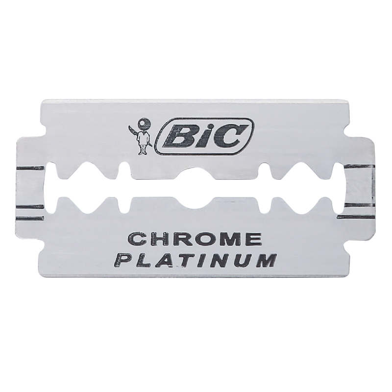 BIC刀片法国比克不锈钢双面刀片老式剃须刀片比克刀片手动刮胡刀 - 图1