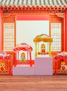 好寓意小马吉祥物桌面摆件礼物