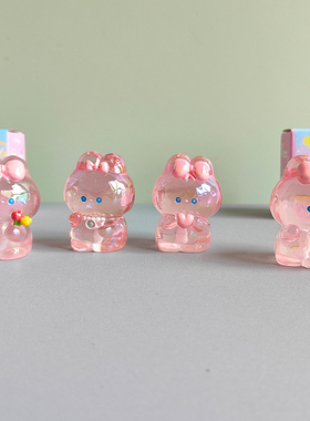 兔兔小果酱公仔摆件可爱