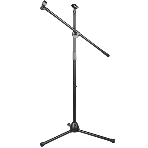 Микрофон, трубка, металлический штатив, профессиональный портативный мобильный телефон