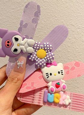 女童可爱不伤发刘海碎发魔术贴