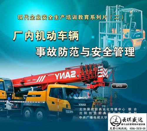 正版包发票安全月 厂内机动车辆事故防范与安全管理 2DVD - 图0