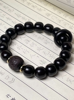 直播引流款老型紫光檀黑檀跑环雕