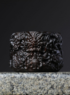 工厂直销2024龙年款沉香木雕刻九