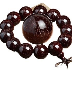 血檀紫檀满仿星老料佛珠男女手链