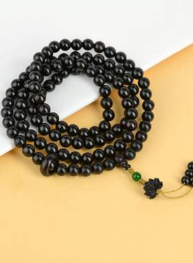 批发星月菩提沉香木黑檀木小叶紫