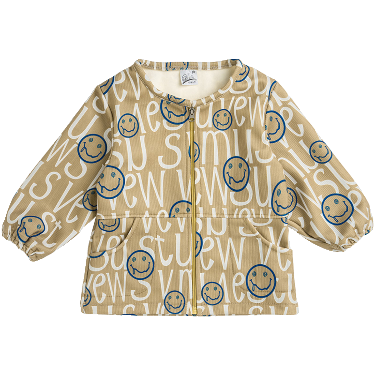 Autumn and winter children's style corduroy anti-dirty blouse