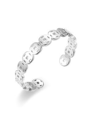 不掉色钛钢开口戒指女