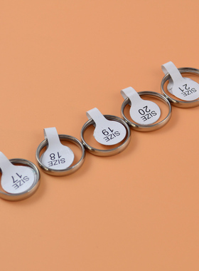 戒指男士潮日韩潮男光面不锈钢