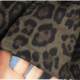 Leopard print skirt 2024 new autumn high waist slimming