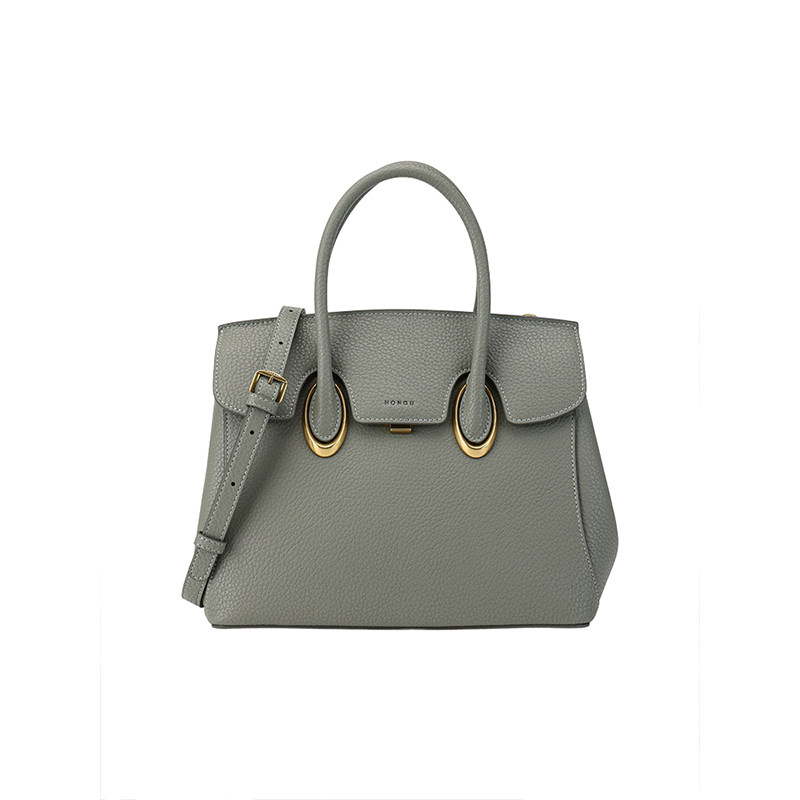 红谷2022新款秋冬牛皮单肩手拎包 红谷女士包袋