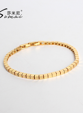sumni莎米尼欧美18k女质感手链