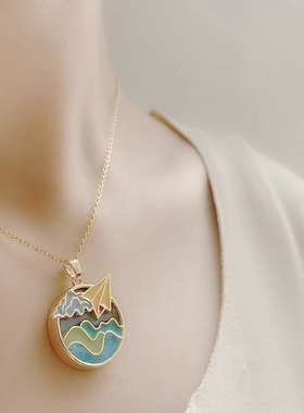 sumni珐琅滴釉女减龄可爱