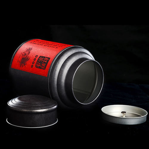 复古金属茶叶罐大号通用小青柑红茶铁罐马口铁盒茶叶包装礼盒定制 - 图3