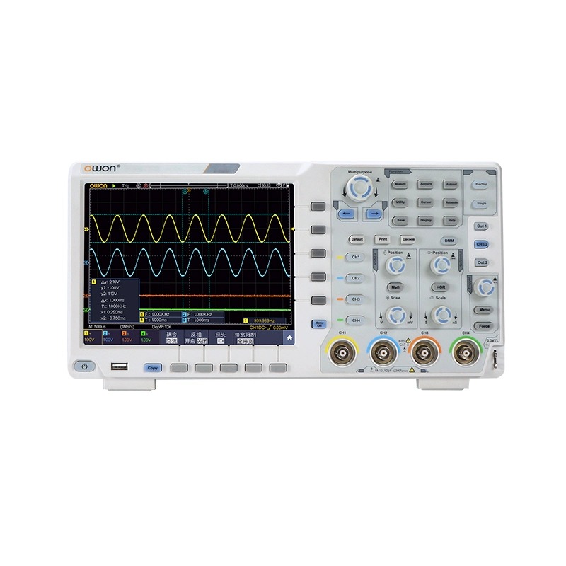 OWON利利普DS4104数字示波器DS4074数字四通道100M带宽20M深存储-图2