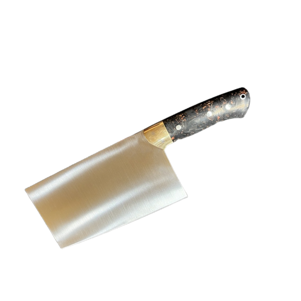 高档菜刀龙泉厨刀切片刀 DC53高硬度锋利菜刀家用专业刀-图3