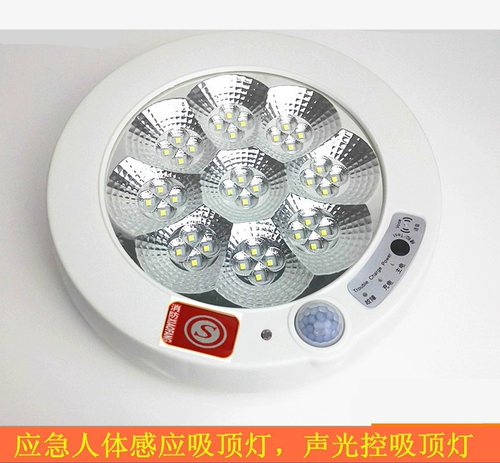 Индукционный физиологичный умный светильник подходит для лестницы, автоматическая лампочка, переключатель, аварийное освещение, человеческий датчик