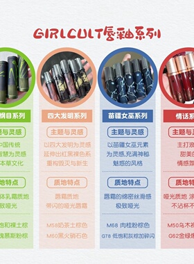 【丝绒哑光】Girlcult唇霜