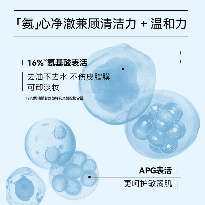 李医生蓝胖子洗面奶深层清洁氨基酸 李医生百臻男士洁面