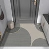 Entrance door floor mats can be customized with special-shaped door carpets