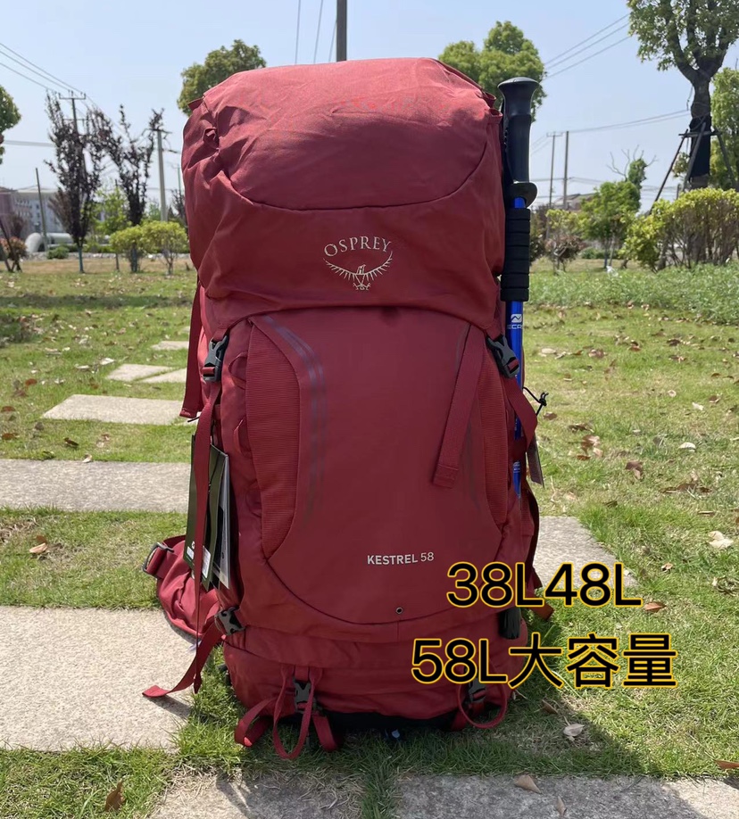 越南22年58升M/L户外徒步登山双肩背包男女防水包48L38L68L - 图0