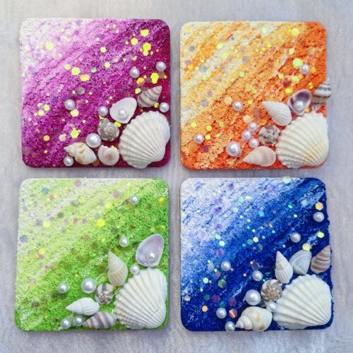 贝壳大海diy冰箱贴材料包手工制作纪念品礼物成人幼儿园活动团建 - 图3