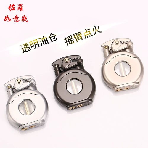 Прозрачная зажигалка на керосине, масляная краска