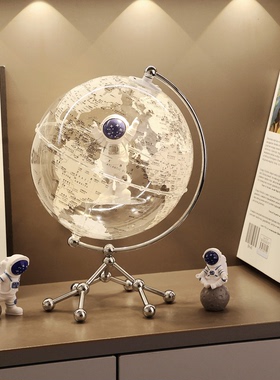 贝汉美生日礼物宇航员地球仪摆件