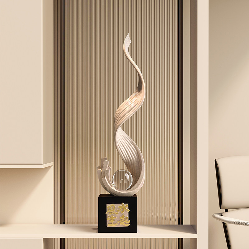 贝汉美风生水起落地摆件轻奢高档大型客厅玄关入户门高级感装饰品,淘宝优惠券,粉丝福利购,淘宝优惠卷