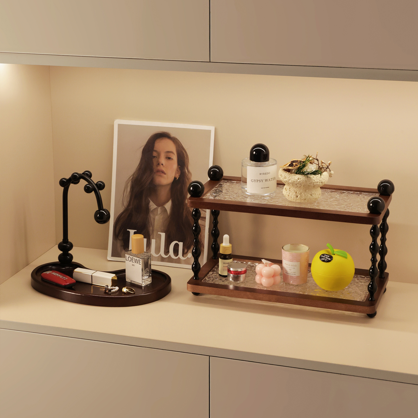 贝汉美中古风玄关摆件入户钥匙收纳家居客厅轻奢高档装饰架收纳盒,淘宝优惠券,粉丝福利购,淘宝优惠卷