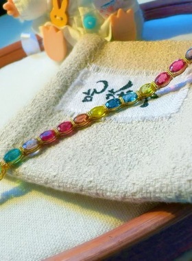 魅晶天然水晶晶体通透色彩绚丽极其丰富手链